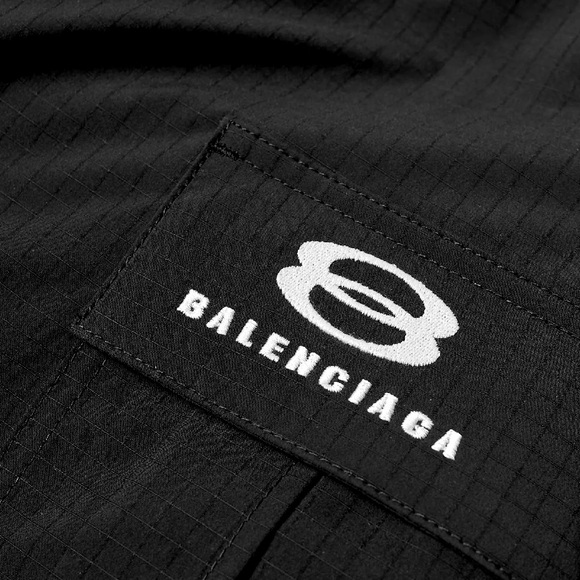 Balenciaga Ripstop Cargo Pants Black - NEW - Picture 1 of 7